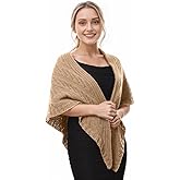 Women Winter Warm Scarf Medieval Vintage Knitted Cosy Wrap Shawl Warm Ladies Sweater Triangular Scarves Cape