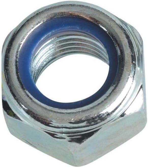 ForgePack Hexagonal Nylon Locking Nuts & Washers, Silver, M16