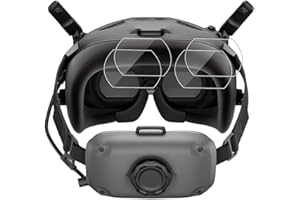FJIASTB 4-Pack Screen Protector for DJI Goggles N3, 9H Tempered Glass Lens Film Impact-Resistance Anti-Fingerprint High-Trans