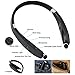 Bluetooth Headset with Carrying Case,Hobest Foldable V4.1 Wireless Bluetooth Headphones,Retractable Sweatproof Neckband Stereo Bluetooth Earphones for Bluetooth Enabled Devices