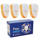 Kpest Ultrasonic Pest Repeller Pest Control,Electronic Plug In Pest Repellent For Mosquitos,Bugs,Mice,Roaches,Rats,Spiders,Other Insects,Non-toxic Environment-friendly, Humans & Pets Safe