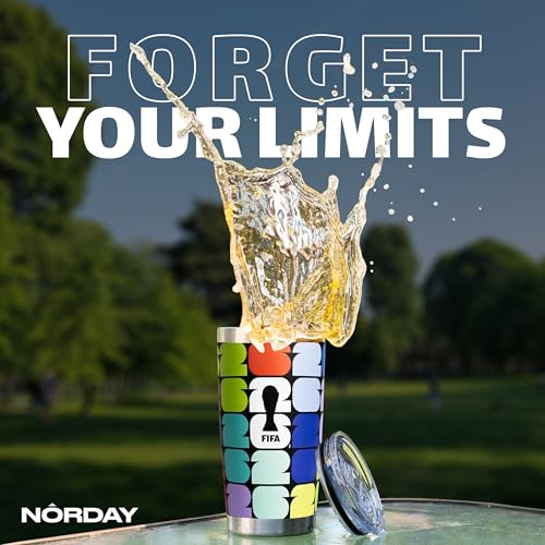 NORDAY | Termos para Café Tumbler 20 oz Selección Mexicana Oficial FIFA 2026 | Vaso Térmico Acero Inoxidable 600 ml | Tapa Antiderrame | Frío 24h Caliente 8h | Licencia Oficial MX Clásico (Multicolor)