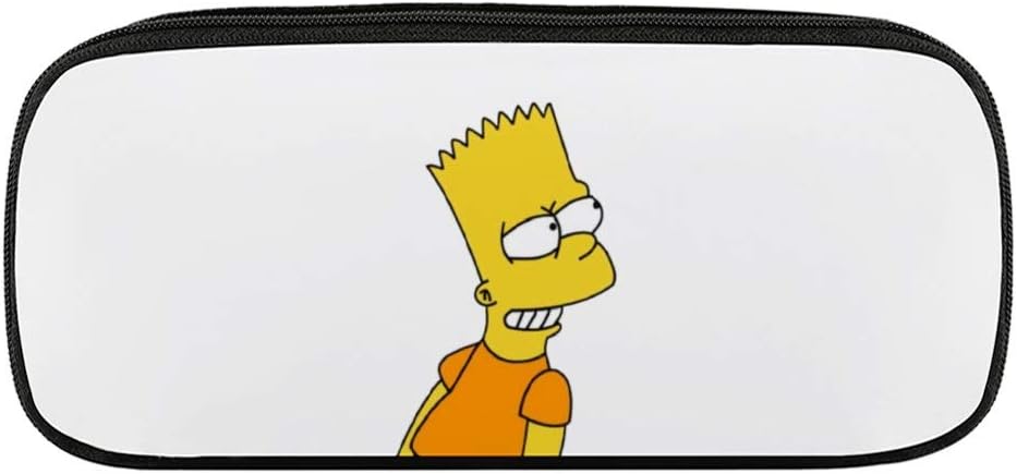 Amazon ザ シンプソンズ ペンケース ペンポーチ かわいい デザイン 筆箱 筆入れ 大容量 文房具 収納 ケース 小学生 中学生 高校生 おしゃれ 556d22 ペンケース 文房具 オフィス用品