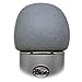 Professional Foam Windscreen for Blue Yeti - Covers Other Large Microphones, such as MXL, Audio Technica and Many More - Quality Sponge Material Makes This The Perfect Pop Filter for your Mic (Silver)