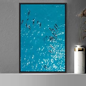 signwin Framed Canvas Wall Art Fish on The...