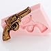 Tiny Pistol Silicone Mold Easy to use with Fondant, Chocolate, Candy, Resin, Polymer Clay. Perfect size mold to create western jewelry pieces.
