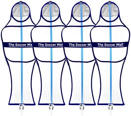Soccer Innovations The Soccer Wall Adult Portable Training Defender with Carry Bag