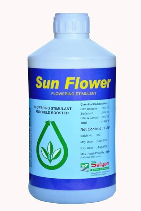 MEGADHAN Sun Flower Seaweed Extract Liquid for Plants, 1000 ml