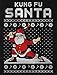 TeeStars - Kung Fu Santa Ugly Christmas Sweater Funny Youth Kids Sweatshirt