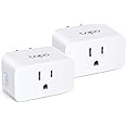 TP-Link Tapo Smart Plug Mini, Matter Compatible, Compatible with Alexa, Google Home & Samsung SmartThings, Energy Monitoring, 15A, UL Certified, 2.4G Wi-Fi Only, Tapo P110M(2-Pack)