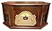 Boytone BT-25MB 8-in-1 Natural Wood Classic Turntable Stereo System with Bluetooth Connection, Vinyl Record Player, AM/FM, CD, Cassette, USB, SD Slot. 2 Built-in Speakers, Remote Control, MP3 Playerthumb 2