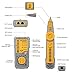 Tacklife CT01 Classic Wire Tracker RJ11 RJ45 Multifunction Wire Tracker Toner Ethernet LAN Network Cable/Telephone Line Tester for Network Cable Collation, Telephone Line Test, Continuity Check