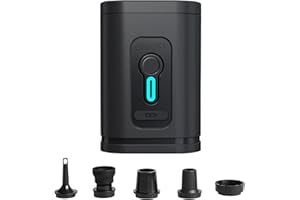 LUOOV Electric Air Pump, Portable Air Pump Inflator/Deflator Pumps for Outdoor Camping, Inflatable Cushions, Air Mattress Beds, Boats, Swimming Ring