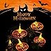 Mibor Halloween String Pumpkin Lights,13ft 10LEDs 3D Jack O-Lantern Pumpkin Lights Battery Operated Outdoor Halloween Lights(Warm White)