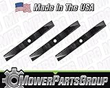 (3)Heavy Duty Kubota Mower Blades Fits 60