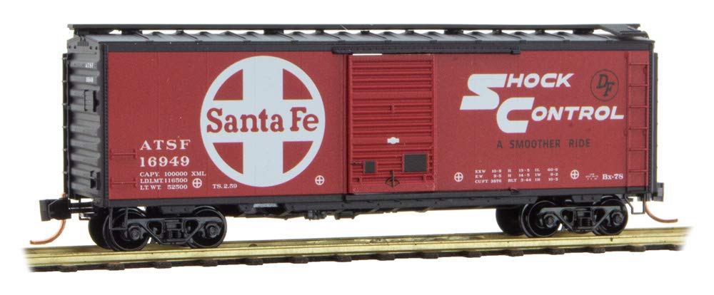 Micro Trains Mtl N Scale 40ft Sd Box Car Atchison Topeka Santa Fe Atsf Toys Games Freight Cars Kudosprs Com