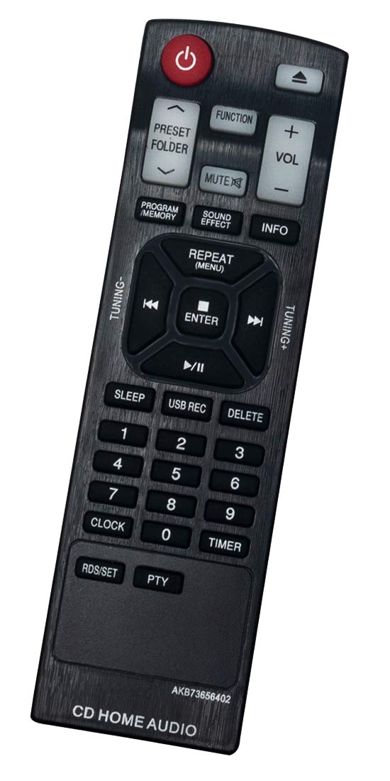 ALLIMITY AKB73656402 Remote Control Replacement for LG HIFI System CM2820 CM2630 CM-2630 CM2630B CM-2820 CM-2630B