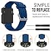 Band for Garmin Vivoactive, Soft Silicone Wristband Replacement Watch Band for Garmin Vivoactive Sports Watch