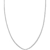 Savlano 925 Sterling Silver 1.5mm Italian Solid Flat Mariner Link Chain Necklace For Men & Women - Made in Italy Comes With a Gift Box