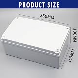 Supertool IP67 Waterproof ABS Project Box 250x150x100mm Light Gray view 3