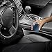 Black Car Seat Side Pocket Caddy Car Seat Slit Pocket Catcher Organizer - Pair