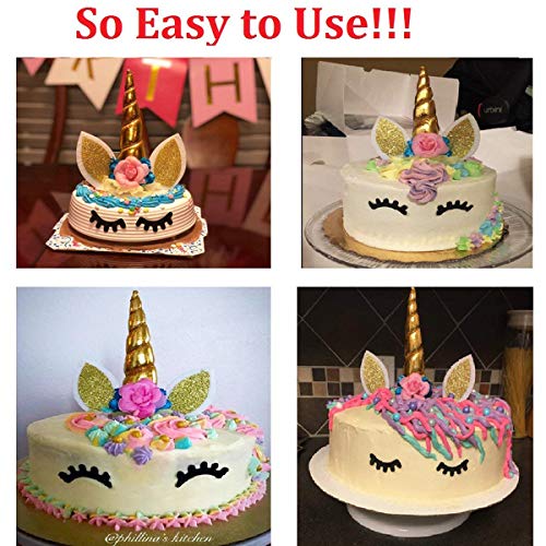 3 Unicorn+Eyelashes+Decoration+Supplies+Birthday
