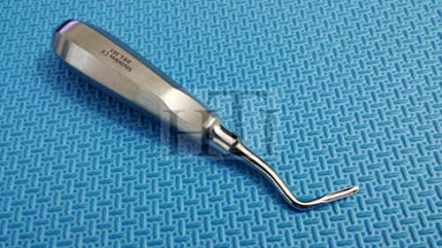 SET OF 3 FRENCH STEEL DENTAL APICAL ROOT TIP ELEVATORS RIGHT+LEFT + STRAIGHT ( HTI BRAND)