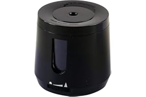 Bocyteopr Automatic Electric Pencil Sharpener, USB & Battery Operated, Adjustable Sharpening for Colored Pencils(6-8mm), for School/Classroom/Student(Black)
