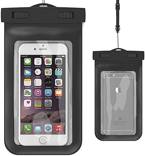 MAMMOTH SUPPLY Waterproof Cell Phone Case, Snowproof, Dirtproof, Iphone Case - Durable TPU Material, Water Resistant, Fits iPhone 6, 6 Plus, Galaxy S6, Note 3 and 4, Passport Card and ID Slots, Easy Screen Access, Convenient Neck Strap Ipx8 Certified