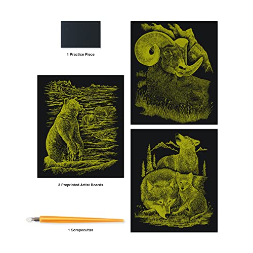 Royal & Langnickel Foil Engraving Art Kit Value Pack 8.75"X11.5", Gold