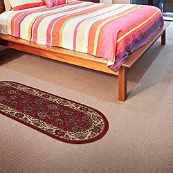 Machine Washable Oriental Design Non-Slip