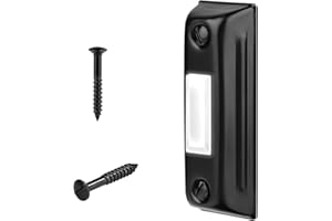 Lighted Doorbell Push Button, Metal Door Bell Button Wired with Screws Wall Mounted Doorbell Switch Door Chime Button Doorbel