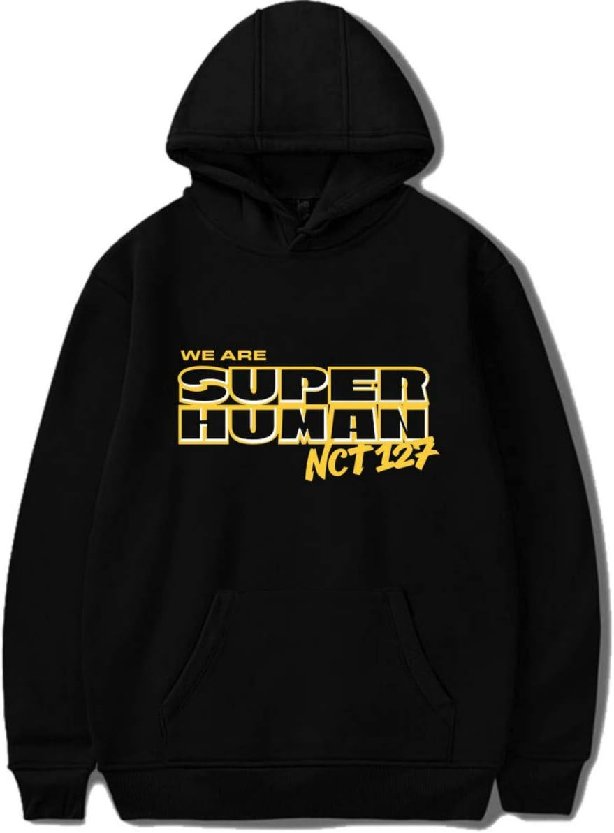 NCT 127 New Album Long Sleeve Hoodies Hoody Casual Letter Print Sweatshirt Jae Hyu Mark Yuta Taeyong Jaehyun Mark Winwin