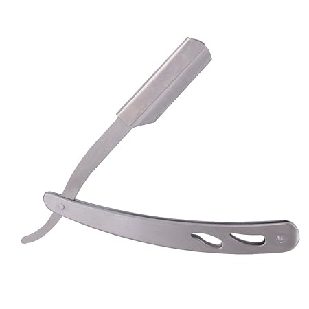 Generic Stainless Steel Straight Barber Folding Hair Salon Razor