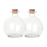 Magic Season Decorative Glass Bottles with Cork