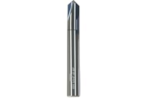 WEXWE Tools Chamfer End Mill for Alloy Steel, Hardened Steel, Carving, Drilling and Chamfering, V Groove, 90 Degree, Mill Bits Sets for DIY, 4 Flute, 1/4" Shank (1 Piece, 1/4 90°)
