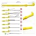 SAMSFX Aluminum Alloy Fishing Hook Tier and Plastic Hook Loop Tyer Fishing Line Knot Tying Tools Kit