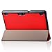 Lenovo TAB 2 A10 case, KuGi ® High quality ultra-thin Smart Cover Case for Lenovo TAB 2 A10 tablet (Red)