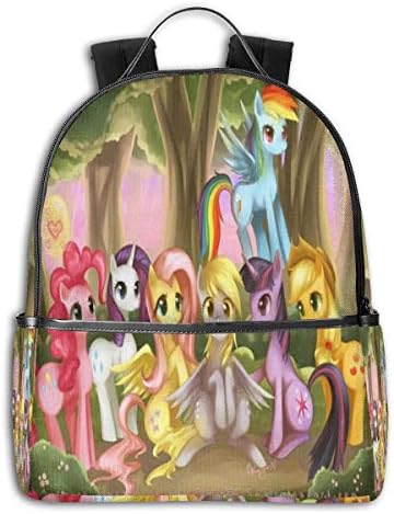 Chemibo Stylish Schoolbags For Girls And Boys, Travel Laptop Backpack, College Student Daypack Durable Multifunction Leisure Bookbag - My Little Pony Friendship Is Magic