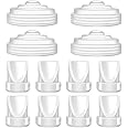 8Pcs Duckbill Valves and 4Pcs Silicone Diaphragm Compatible with Momcozy M5, Replacement M5 Pump Parts Accessories Made by Tbuymax, Not Original Momcozy Pump Parts