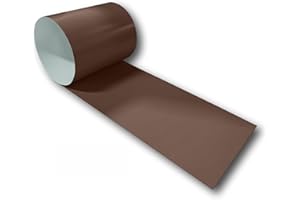 EAGLE 1: 26 Gauge General Use or Roofing Flashing Rolls - DIY or Contractors (Brown, 4 in x 10 FT)