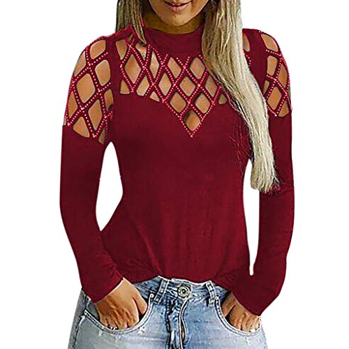 GOWOM Sexy Tops for Women Clothes for Women Kimonos for Women Womens Kimono Women Kimono Womens Kimonos Women Kimonos Womens Kimono White Kimono Cardigans for Women (WineRed,Large) - Thumbnail 6