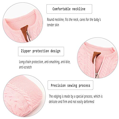 image for XMWEALTHY Unisex Newborn Baby Swaddle Blankets Infant Girls Boys Zip U