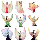 Dance Fairy Colorful Belly Dance ISIS Wings(No Sticks)