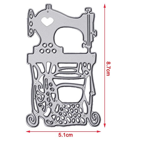 image for LIYUDL Sewing Machine Metal Cutting Dies Stencils Scrapbooking Embossi
