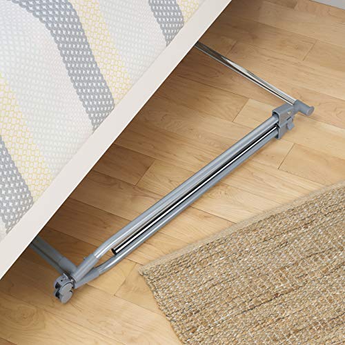 Whitmor Foldable Garment Rack Rolling Clothes Hanger Adjustable Height,Silver Pricepulse