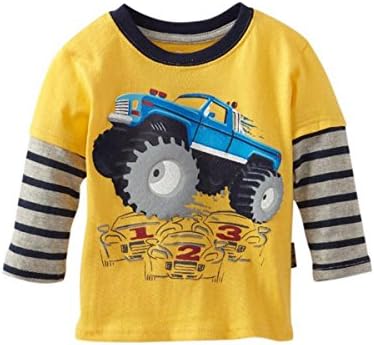 Mammybaby Baby Boy/Toddler/Kid's Long Sleeve T-Shirts(2-6 Years)