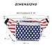 American Flag Fanny Pack I 4th of July Fanny Pack Bum Bag Crossbody - Flag Fanny Pack Waist For Halloween costumes - USA Fanny Pack for 4th of July accessories for women