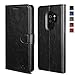 OCASE Compatible with Samsung Galaxy S9 Plus Leather Flip Case - Wallet Case with Card Slot, Kickstand, Magnetic Closure (Black)