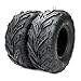 2PCs 145/70-6 ATV Go Kart Tires 4PR P361 Rated Black 145/70-6 Tubeless Tires